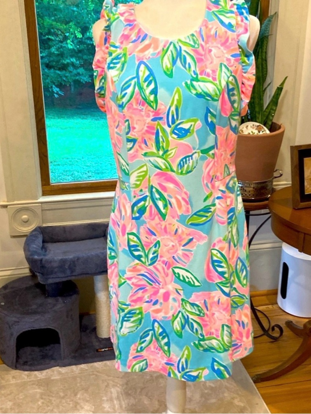 Lilly Pulitzer Carmelisa Multi Totally Blossom Shift Dress - Picture 4 of 9